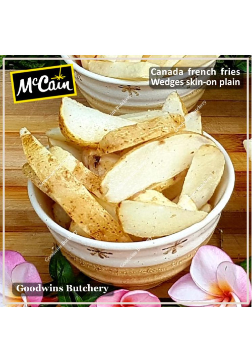 McCain Canada french-fries frozen WEDGES SKIN ON PLAIN unseasoned Mc Cain (price/kg)